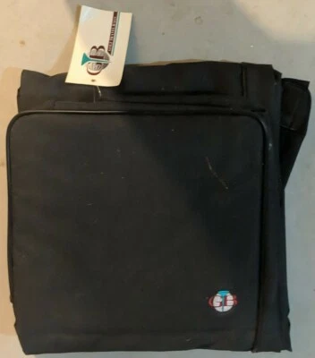 GB Bolsa de Viagem de Golfe Executiva 350-Bolso de Sapato de Vinil Preto NOVO COM ETIQUETAS - Imagem 1 de 4