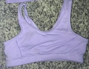 Wonder Nation Girls size 28 4/5 XS Sports Training Bra Purple Gray - Picture 1 of 5