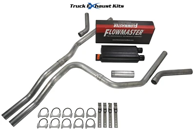 GMC Yukon XL 2000-2006 2.5" Dual Exhaust Kit C Exit Flowmaster 50 Series - Image 1 of 4