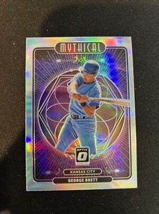 2021 Donruss Optic George Brett MYTHICAL SILVER PRIZM #M7 Kansas City Royals