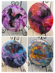 New Discmania Set (Pack) Of 4 Custom Dyed Disc Golf Mystery Discs - Picture 1 of 8