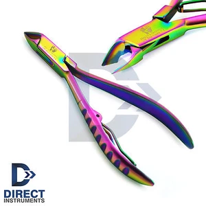 Multi Titanium Coated Cuticle Nipper Trimmer Nail Art Cutter Trimmer Remover New - Picture 1 of 3