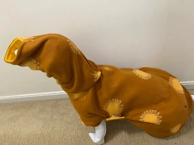 Greyhound Dog Coat With Snood Double Layer Fleece 27 Inch - Image 1 of 3