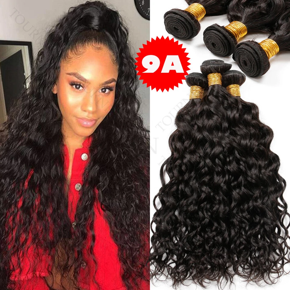 SEGO NEW 100% Virgin 9A Brazilian Human Hair Extensions Kinky Curly 3 Bundles Weft UK