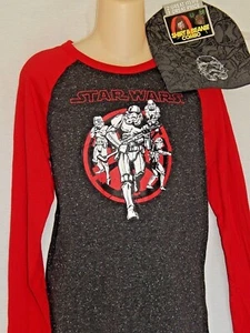 Boy's T-Shirt Star Wars Size Kids 4/5 Youth XL 14/16 NEW Stormtrooper Beanie Set - Picture 1 of 12