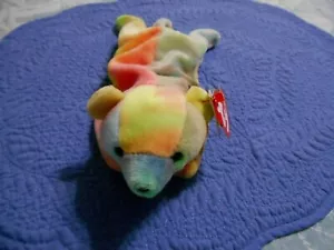 TY Beanie Baby SAMMY BEAR 1999 Altalena Tag Gasport Tag Errore - Foto 1 di 10