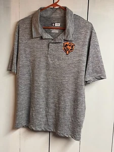 Chicago Bears NFL Team Apparel Short Sleeve Polo Golf Shirt Men Size Large L - Picture 1 of 2