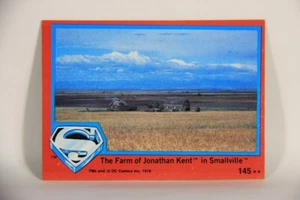 Superman The Movie 1978 Card #145 Farm Of Jonathan Kent In Smallville L013233 - Picture 1 of 2