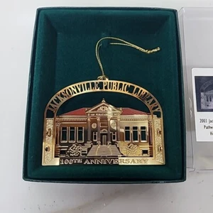 2003 Jacksonville Public Library HISTORICAL ASSOCIATION CHRISTMAS ORNAMENT - Picture 1 of 5