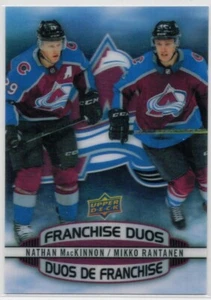2019-20 Upper Deck Tim Hortons Franchise Duos Nathan MacKinnon Mikko Rantanen - Bild 1 von 2