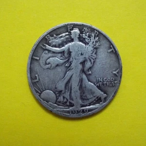 1929-D Walking Liberty Half Dollar VG/FINE Condition - Better Date - Imagen 1 de 8