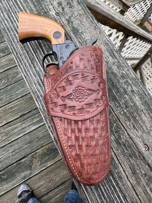 Funda vintage Colt SAA tejido cesta Foto 1 de 4