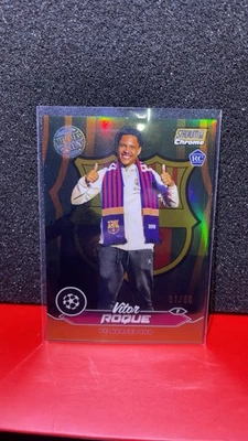 23-24 Topps Stadium Club Cromo Miembros Solo IV Vitor Roque #48 RC 1/50 Novato Foto 1 de 2