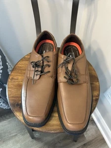 Rockport Walkability braune elegante Leder-Schnürschuhe Oxford-Schuhe Größe 12 EX Weite - Bild 1 von 7