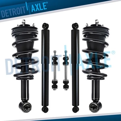 Front Struts Rear Shocks Sway Bars for 2014-2018 Chevy GMC Silverado Sierra 1500 - Image 1 of 4