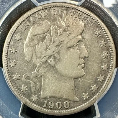 1900 S Barber Half Dollar - PCGS VF20 - Problem-Free Tough Date and Grade - Image 1 of 4