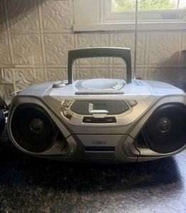 Phillips AZ1030 Portable Radio CD Cassette Recorder CD Works Tape Does Not - Picture 1 of 8