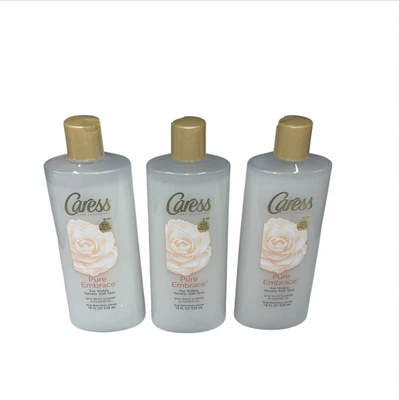 Jabón corporal Caress Pure Embrace 18 fl oz lote de 3 nuevo stock antiguo Foto 1 de 4