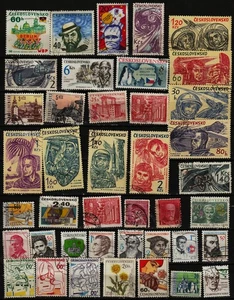 Czechoslovakia 41 Used Stamps PIM3930: Various Subjects - Picture 1 of 1