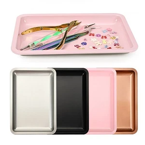 Tableware Solid Stainless Steel Rectangle Dessert Plate Japanese-style Tray Sna - Picture 1 of 18