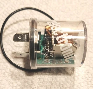 Relé intermitente de luz LED EF33 terminal 3 pines interruptor de señal de giro adaptador 12V - Imagen 1 de 6