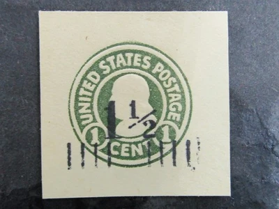 nystamps US Cut Square Stamp # U497 Used $100 Die 1      N28x2976 - Image 1 of 2