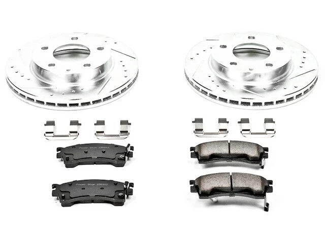 Pastilha de freio dianteiro e kit de rotor 44NXNR63 para Ford Probe 1993 1994 1995 1996 1997 - Imagem 1 de 1