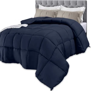 Comforters Queen Size, All Season Duvet Insert, Down Alternative Box Stitched - Picture 1 of 7