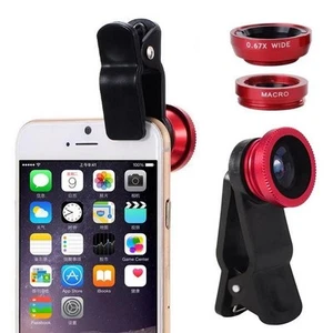 2024 New Phone Lens Generic Camera For phone Wide Fisheye Clip and Lens T3O0 - Zdjęcie 1 z 18