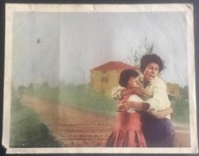 c/u of Sophia Loren & Eleonora Brown! Two Women La Ciociara lobby card 4723