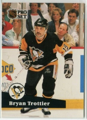 1991-92 Pro Set #192 Bryan Trottier Pittsburgh Penguins - Image 1 of 2