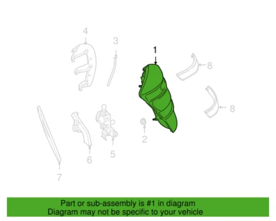 Mercedes Benz S400 S350 S600 S63 AMG S65 AMG 2010-2013 Left Tail Lamp 2218200564 - Image 1 of 3