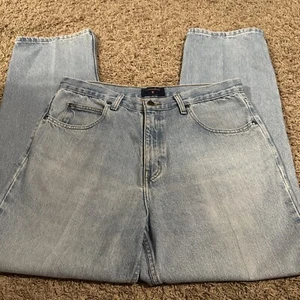 Saddlebred Classic Fit Straight Jeans Men's 34x30 Blue Light Wash Denim Work - Picture 1 of 5