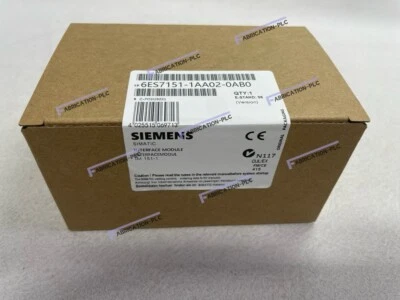 1PCS Brand NEW IN BOX Siemens 6ES7151-1AA02-0AB0 6ES7 151-1AA02-0AB0 - Image 1 of 4
