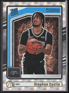2024-25 Donruss #244 Stephon Castle San Antonio Spurs Rookie Crystals 102/125 - Picture 1 of 2