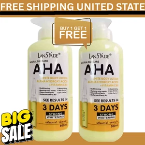 AHA Strong Brightening Body Cream Hydroxy Acid Vitamin C Whitening 500ml USA 3pa - Picture 1 of 12