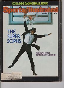 Magic Johnson 1ST Sports Illustrated Cover 11/27/78-Michigan State/LA Lakers HOF