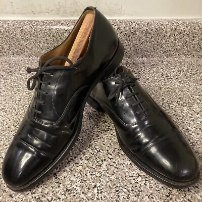 Church's Consul Polished Black Leather Cap Toe Oxford Mens Size 9.5F UK 10.5 US - Image 1 of 4