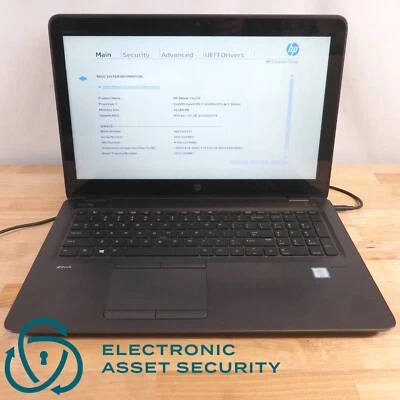 HP ZBook 15u G3 i7-6500u 2.50GHz 16GB RAM (no drive) - Image 1 of 4