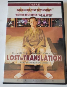Lost In Translation DVD 2004 Bill Murray Scarlett Johansson Full Screen - Picture 1 of 3
