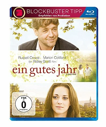 A GOOD YEAR [Blu-ray] (2006) German Import - Russell Crowe, Ridley Scott Movie - Image 1 of 1