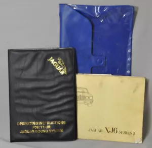 Jaguar XJ6/2 Owners manual in pouch with Sound system book 1975 - Bild 1 von 4