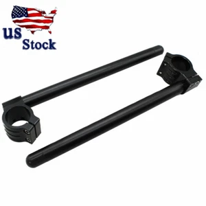 Manillar con clip para carreras CNC de 37 mm para Kawasaki ZX600 Ninja ZX-6R 2009-2014 - Imagen 1 de 6