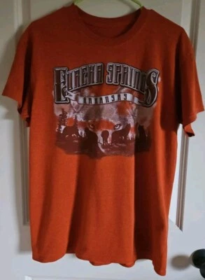 Camiseta Eureka Springs Arkansas Para Hombre Wolf Family Naranja Quemado Talla Mediana De Colección Foto 1 de 4