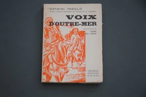 Colonies Afrique Général Ingold Voix d'Outre -mer 1970 Mémoires dédicacés - Imagen 1 de 6