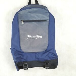 Fitness First Gym Fitness Blue Grey Unisex Backpack