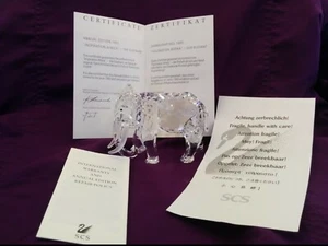 SWAROVSKI 1993 "INSPIRATION AFRICA" THE ELEPHANT CRYSTAL FIGURINE, AUSTRIA, NIB - Picture 1 of 8