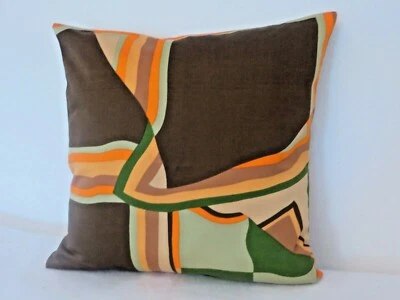 Cushion cover in Vintage Retro Genuine Heals Square Dance fabric 16" - Image 1 of 4