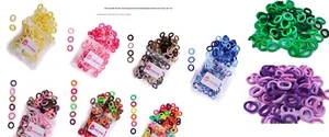 Mini lazos elásticos suaves de tela de jersey bobble para el cabello bandas para el cabello escolares - Imagen 1 de 86