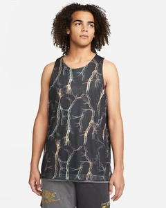 Nike Herren Premium Reversible Basketball Tank Gold Grau Größe S DQ5830-739 - Bild 1 von 8